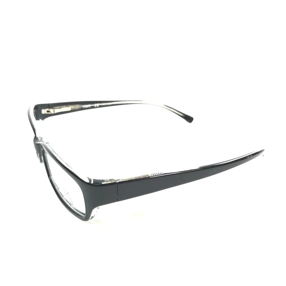 Chaps Eyeglasses Frames CP3002 541 Black Clear Rectangular Full Rim 52-16-135